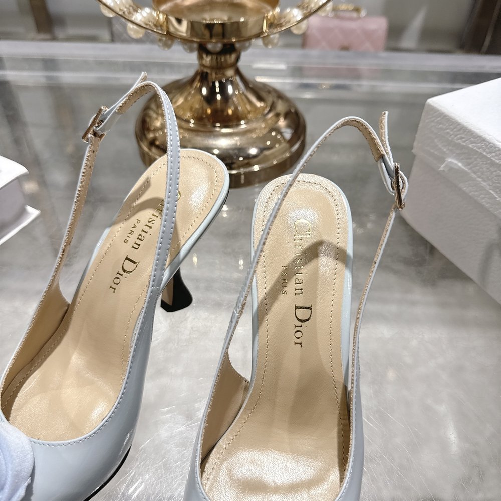 디올 입체 꽃 하이힐 샌들 001-281085