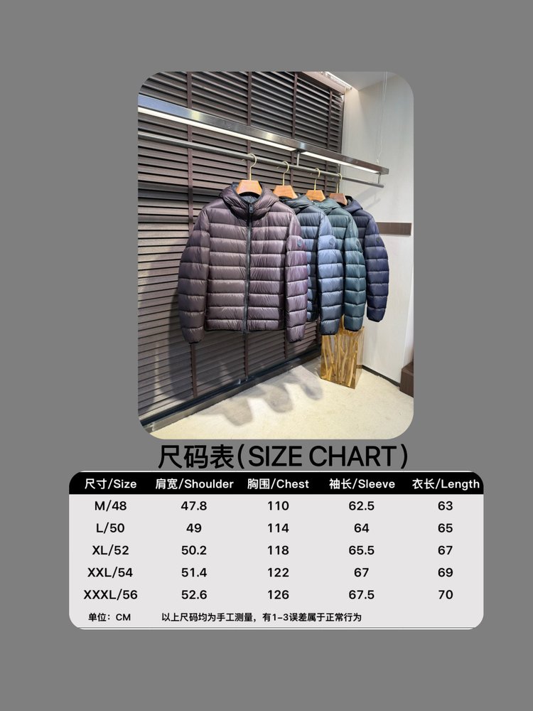 몽클레어 다운 자켓 블루 그레이 001-281188