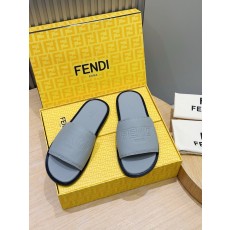 FENDI 비치 가죽 밑창 슬리퍼 001-281235