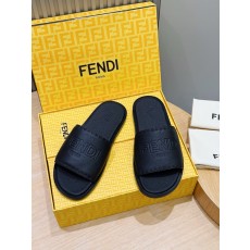 FENDI 비치 진피 밑창 슬리퍼 남성 001-281242