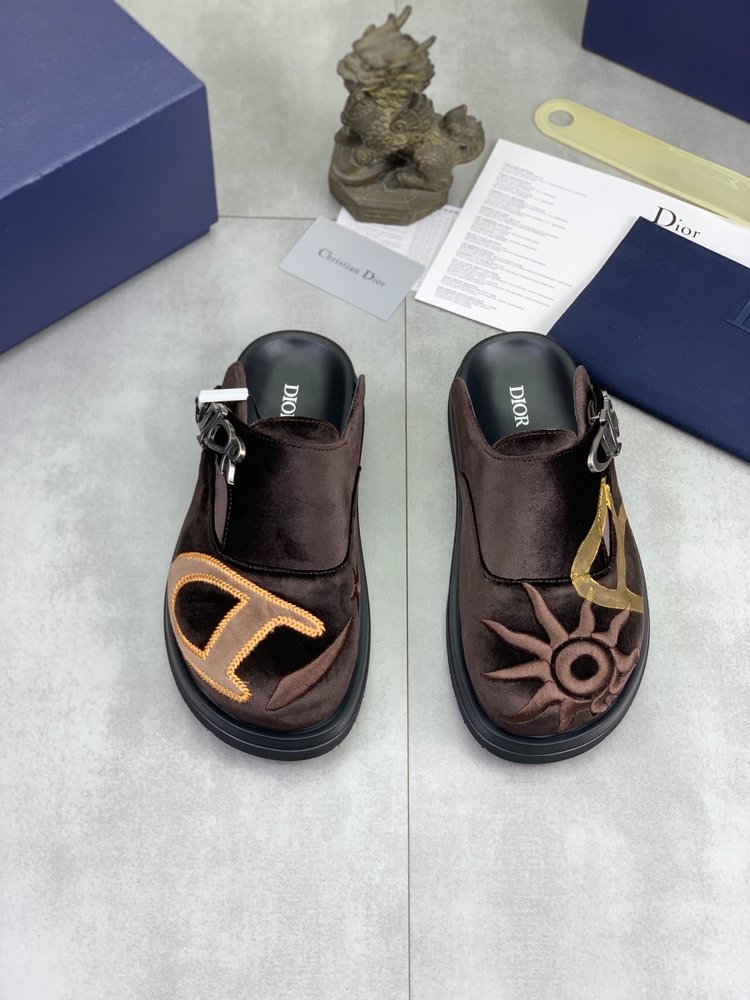 디올 남성 버켄 레저 반슬리퍼 001-281312
