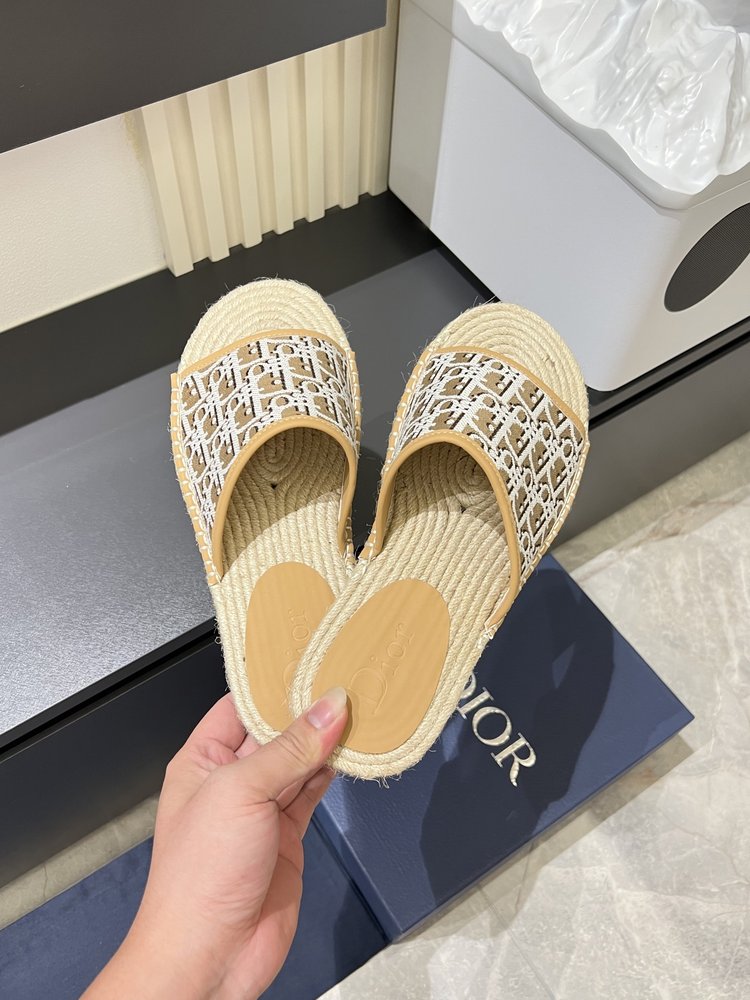 디올 남성 슬리퍼 통기성 미끄럼 방지 001-281313