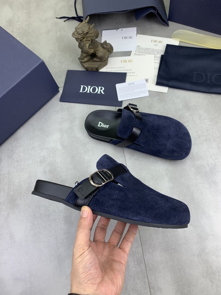 디올 남성 버켄 스타일 반슬리퍼 001-281342