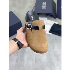 디올 남성 버켄 스타일 캐주얼 반슬리퍼 001-281343