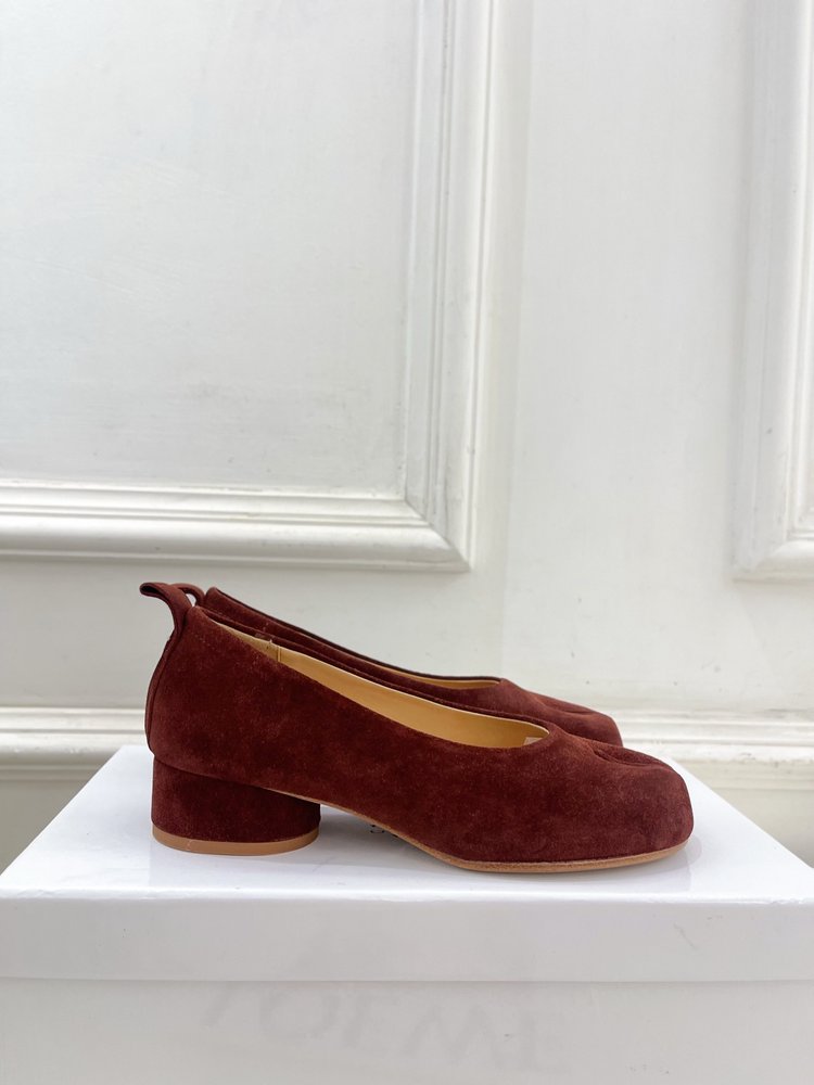 MM6 마르지엘라 타비 발레리나 플랫 001-281356