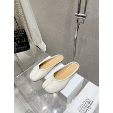 MM6 주름 분지 발레리나 슈즈 001-281374