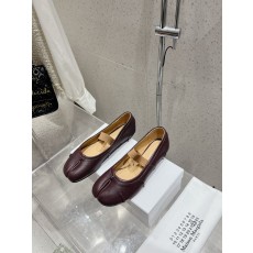 메종 마르지엘라 MM6 주름 발레리나 슈즈 001-281375