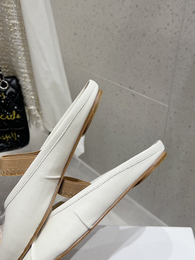 메종 마르지엘라 주름 분할 발레리나 슈즈 001-281382