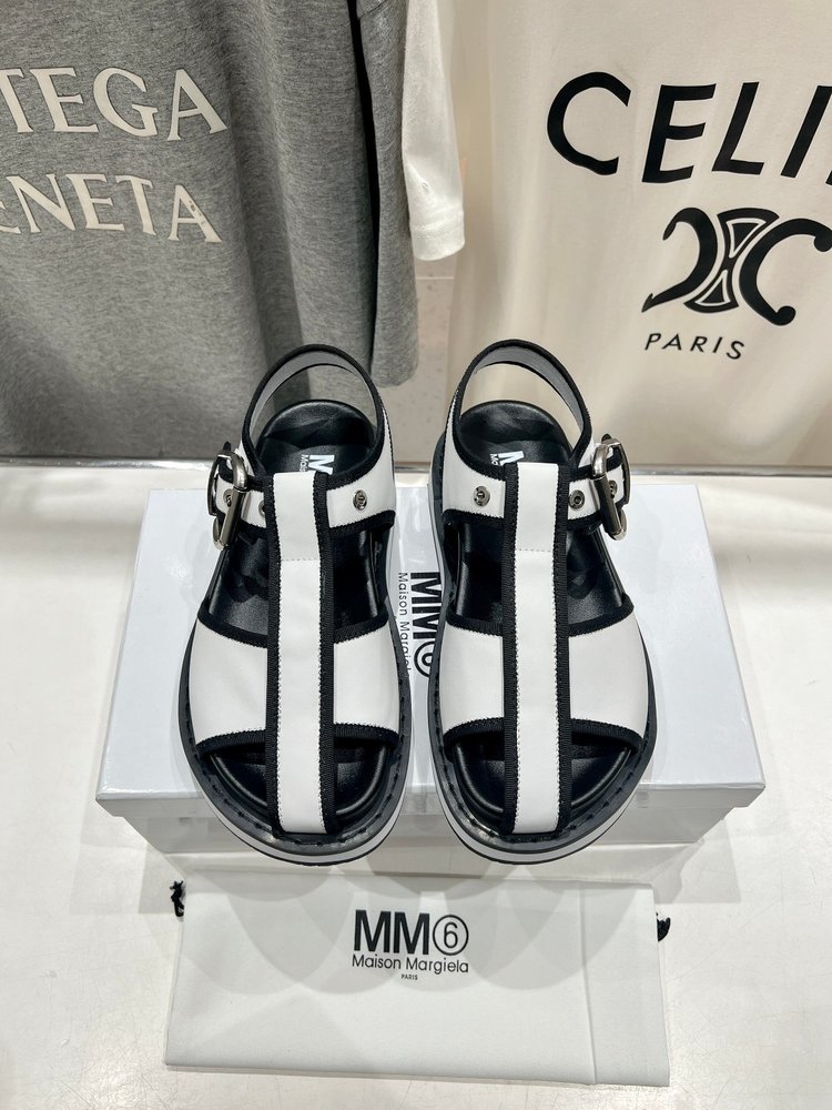 메종 마르지에라 두꺼운 밑창 슬리퍼 001-281412