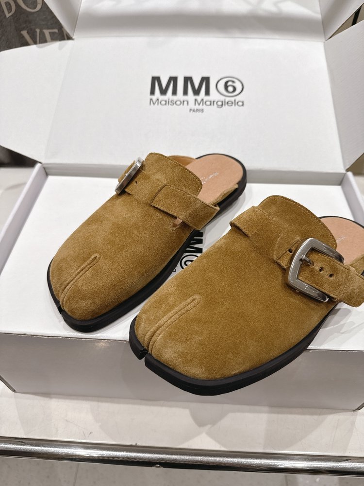 메종 마르지엘라 MM6 뉴 플랫 발가락분리 버켄 반슬리 001-281415
