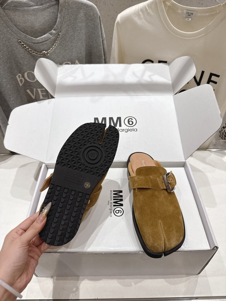 메종 마르지엘라 MM6 뉴 플랫 발가락분리 버켄 반슬리 001-281415