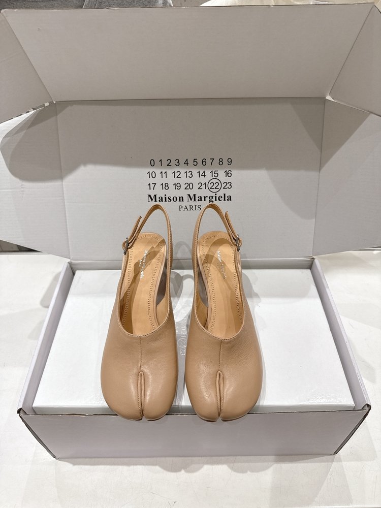 MM6 마르지엘라 하이힐 발가락 샌들 001-281417