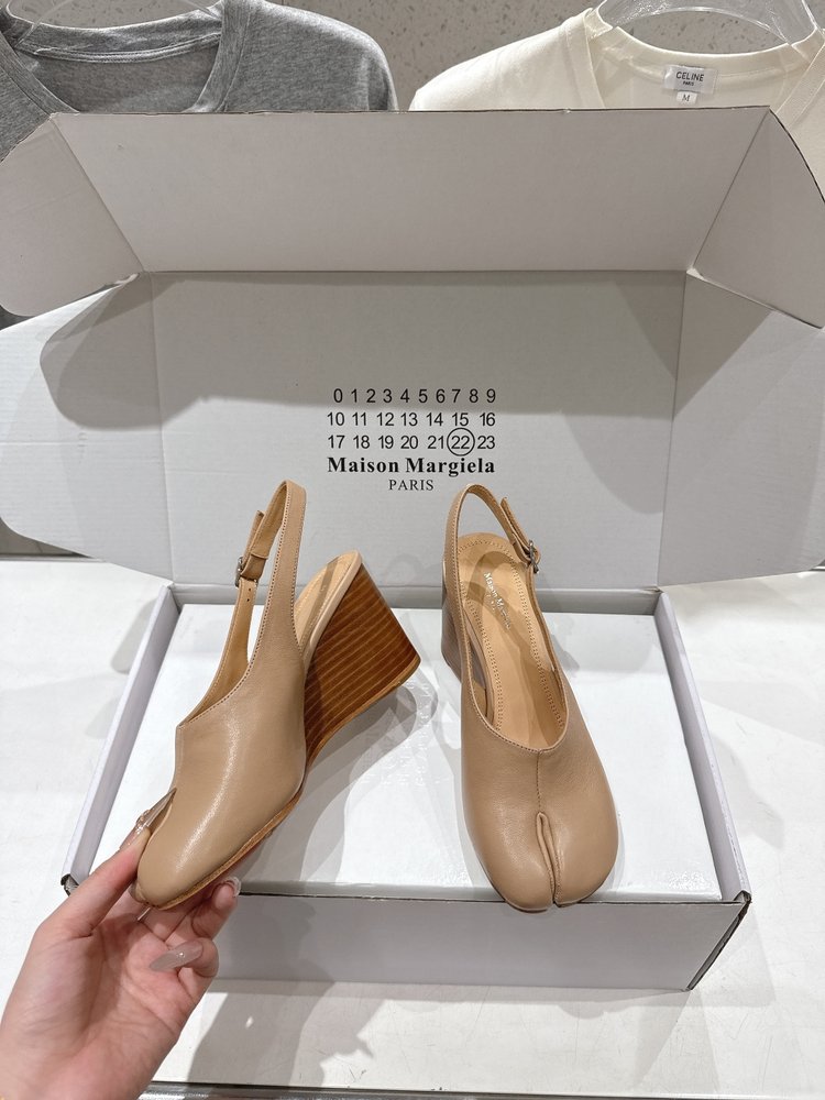MM6 마르지엘라 하이힐 발가락 샌들 001-281417