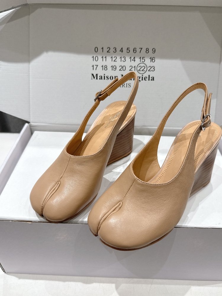 MM6 마르지엘라 하이힐 발가락 샌들 001-281417