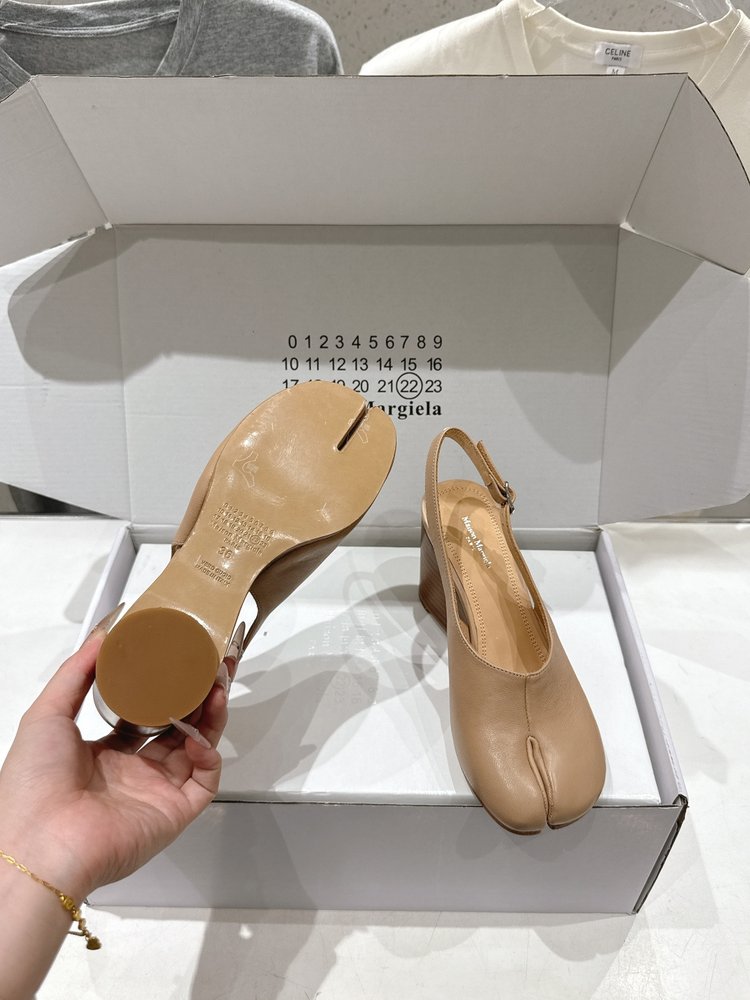 MM6 마르지엘라 하이힐 발가락 샌들 001-281417