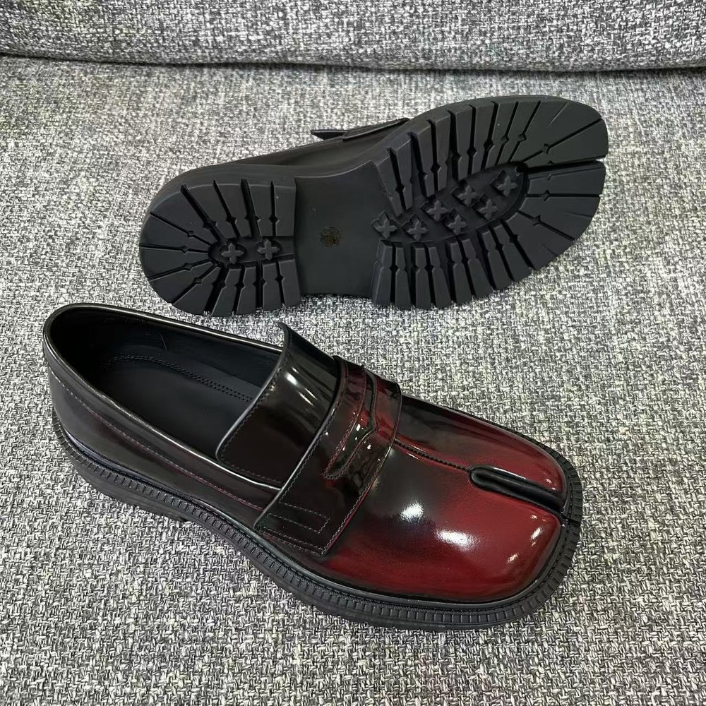 마르지엘라 컬러블록 구두 001-281445
