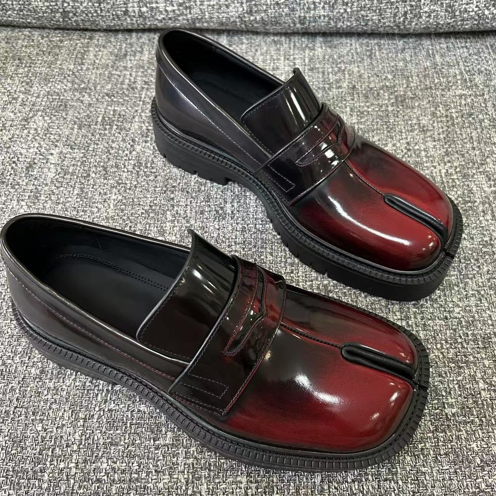 마르지엘라 컬러블록 구두 001-281445