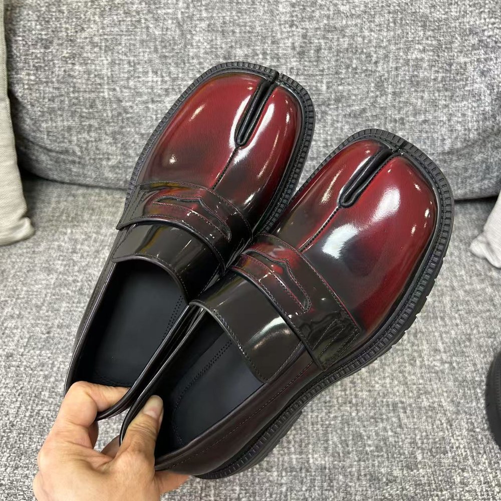 마르지엘라 컬러블록 구두 001-281445