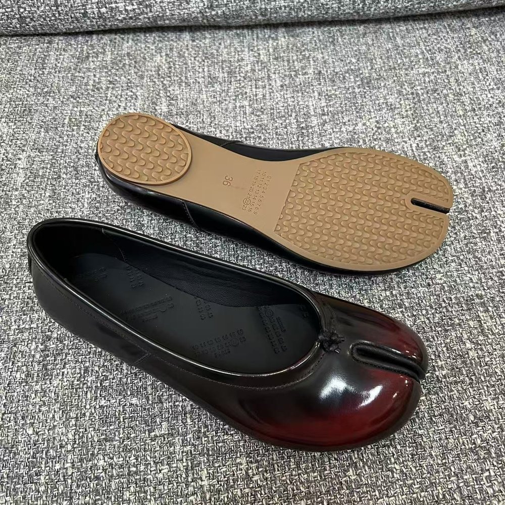 메종 마르지엘라 컬러 블리치 송아지 가죽 하이힐 001-281448