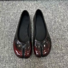 메종 마르지엘라 컬러 블리치 송아지 가죽 하이힐 001-281448