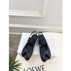 MM6 마르지엘라 레터링 스트랩 메리제인 샌들 001-281474
