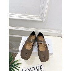 메종 마르지엘라 MM6 레이스업 토캡 메리제인 플랫슈즈 001-281477