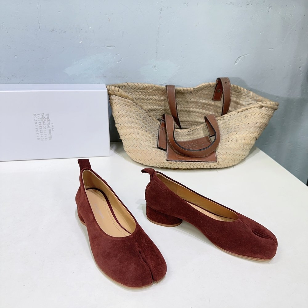 메종마르지엘라 레트로 굽 발레리나 플랫슈즈 001-281490