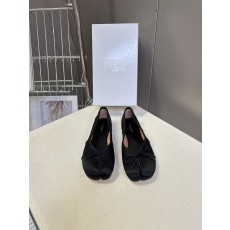 메종 마르지엘라 타비 새틴 발레리나 플랫 슈즈 001-281521