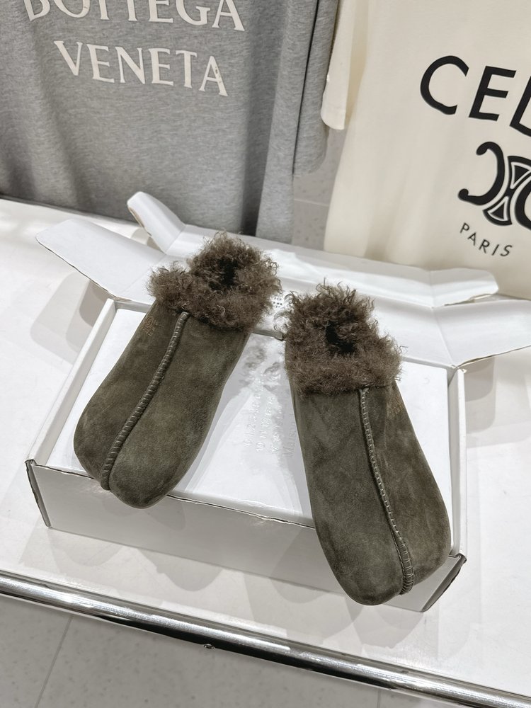 메종 마르지엘라 반슬리퍼 털 슬리퍼 001-281537