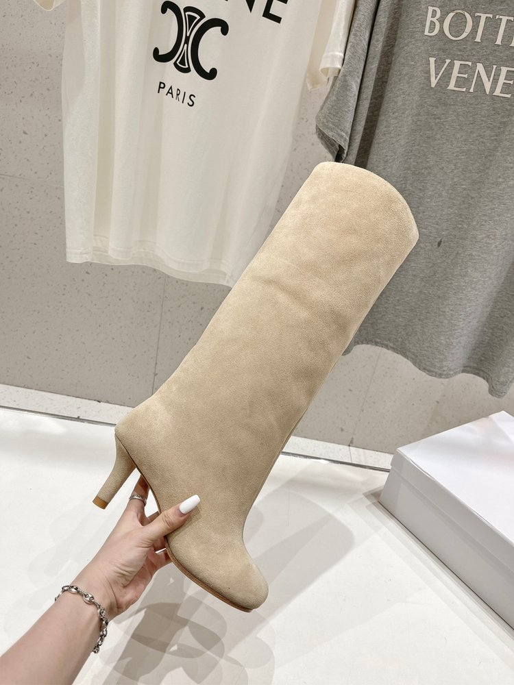 MM6 메종 마르지엘라 하이힐 롱부츠 001-281555