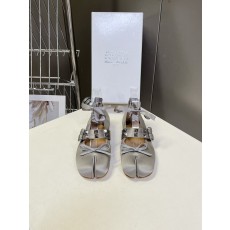 메종 마르지엘라 타비 새틴 발레리나 플랫슈즈 001-281564