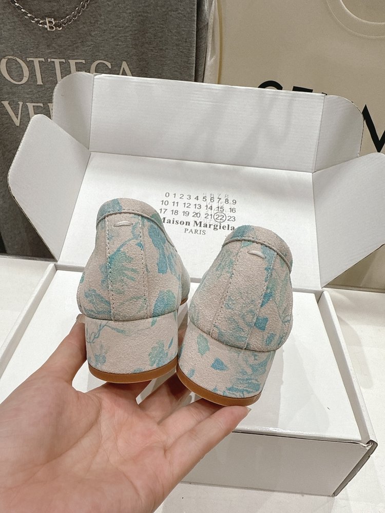 MM6 메종 마르지엘라 하이 버전 발레 플랫 001-281581