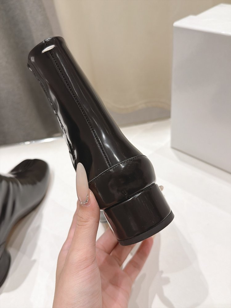 고급 버전 MM6 마르지엘라 분할토우 부츠 하이힐 숏부 001-281600