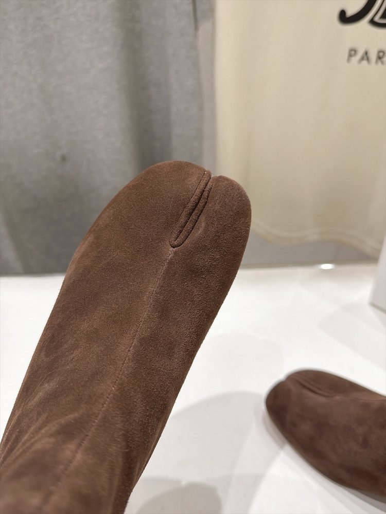 하이버전 MM6 마르지엘라 분할토 하이힐 숏부츠 001-281602