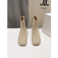 하이버전 마르지엘라 MM6 발가락 분할 부츠 하이힐 숏 001-281603