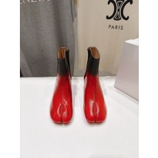 하이버전 마르지엘라 발가락 분리 부츠 하이힐 숏부츠 001-281605