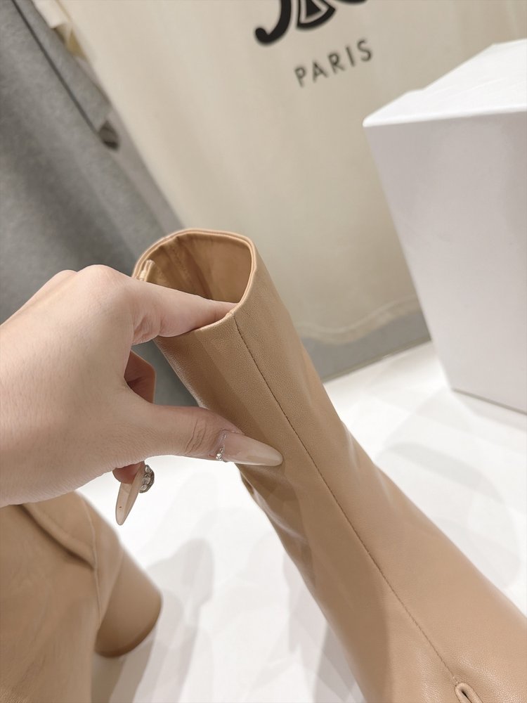 메종 마르지엘라 MM6 고급 버전 발가락 분리 하이힐 001-281619