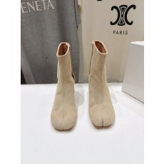 MM6 메종 마르지엘라 하이버전 토 스플릿 하이힐 부츠 001-281623