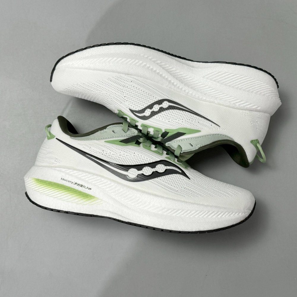 Saucony Triumph 21 LG 버전 흰색/초록 001-281695
