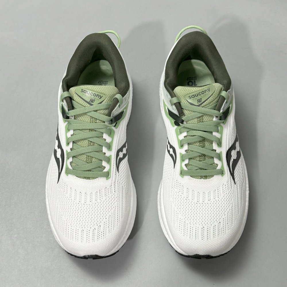 Saucony Triumph 21 LG 버전 흰색/초록 001-281695