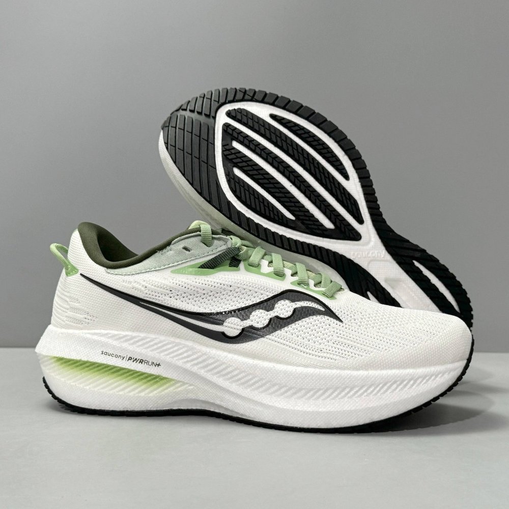Saucony Triumph 21 LG 버전 흰색/초록 001-281695