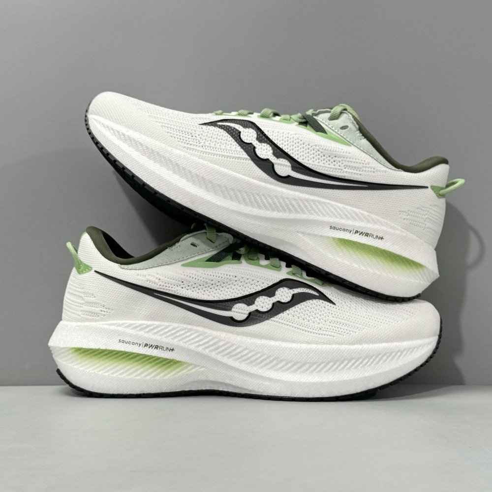 Saucony Triumph 21 LG 버전 흰색/초록 001-281695