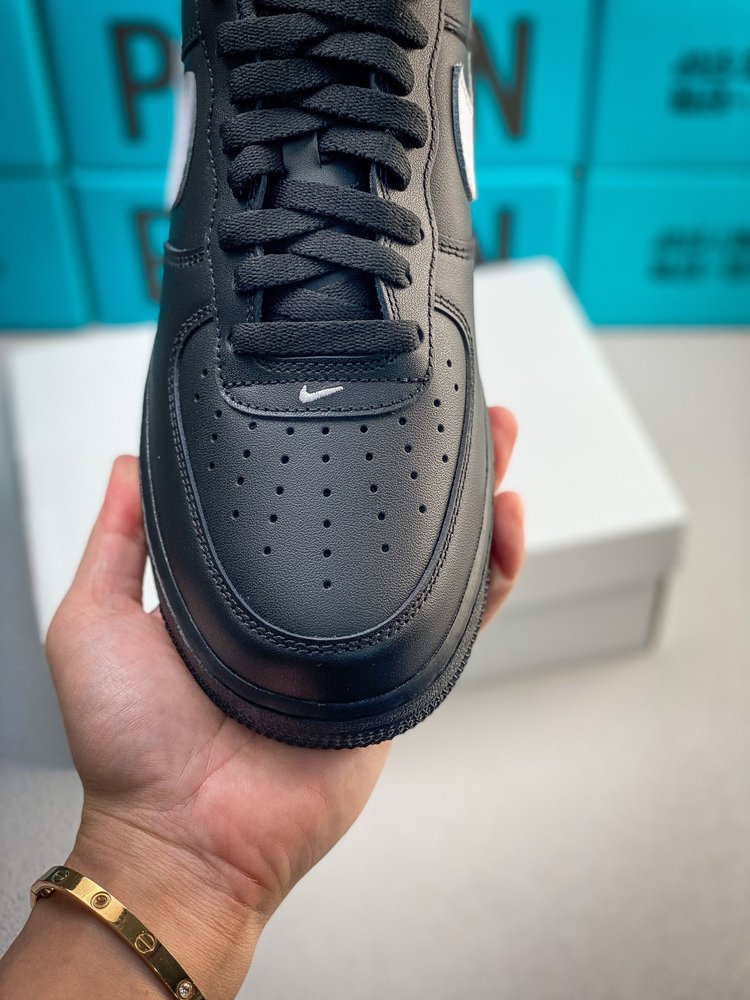 Nike Air Force 1 AF1 블랙 화이트 권지 001-281856