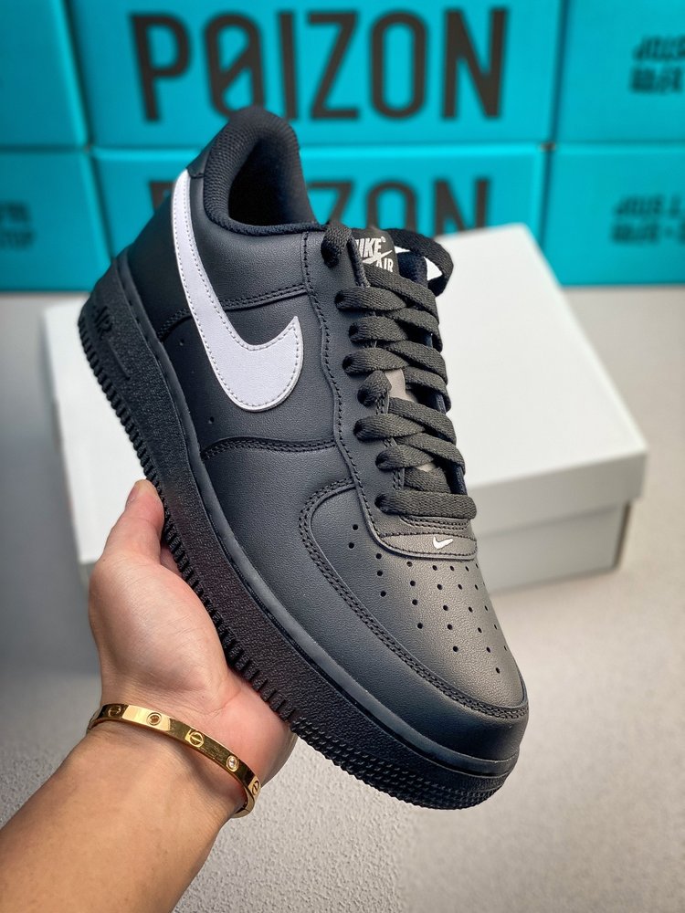 Nike Air Force 1 AF1 블랙 화이트 권지 001-281856