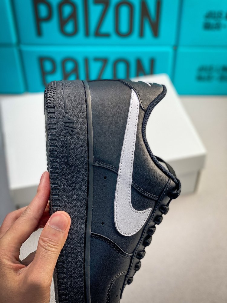 Nike Air Force 1 AF1 블랙 화이트 권지 001-281856