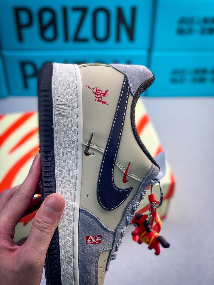 NIKE 에어포스 1 로우 말년 한정 콜라보 운동화 001-281983