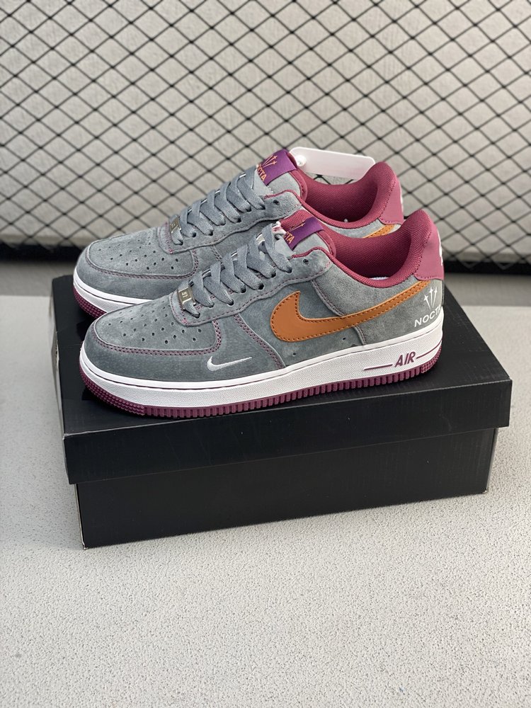 NOCTA 에어포스1 로우 드레이크 협업 그레이퍼플브라 001-281991