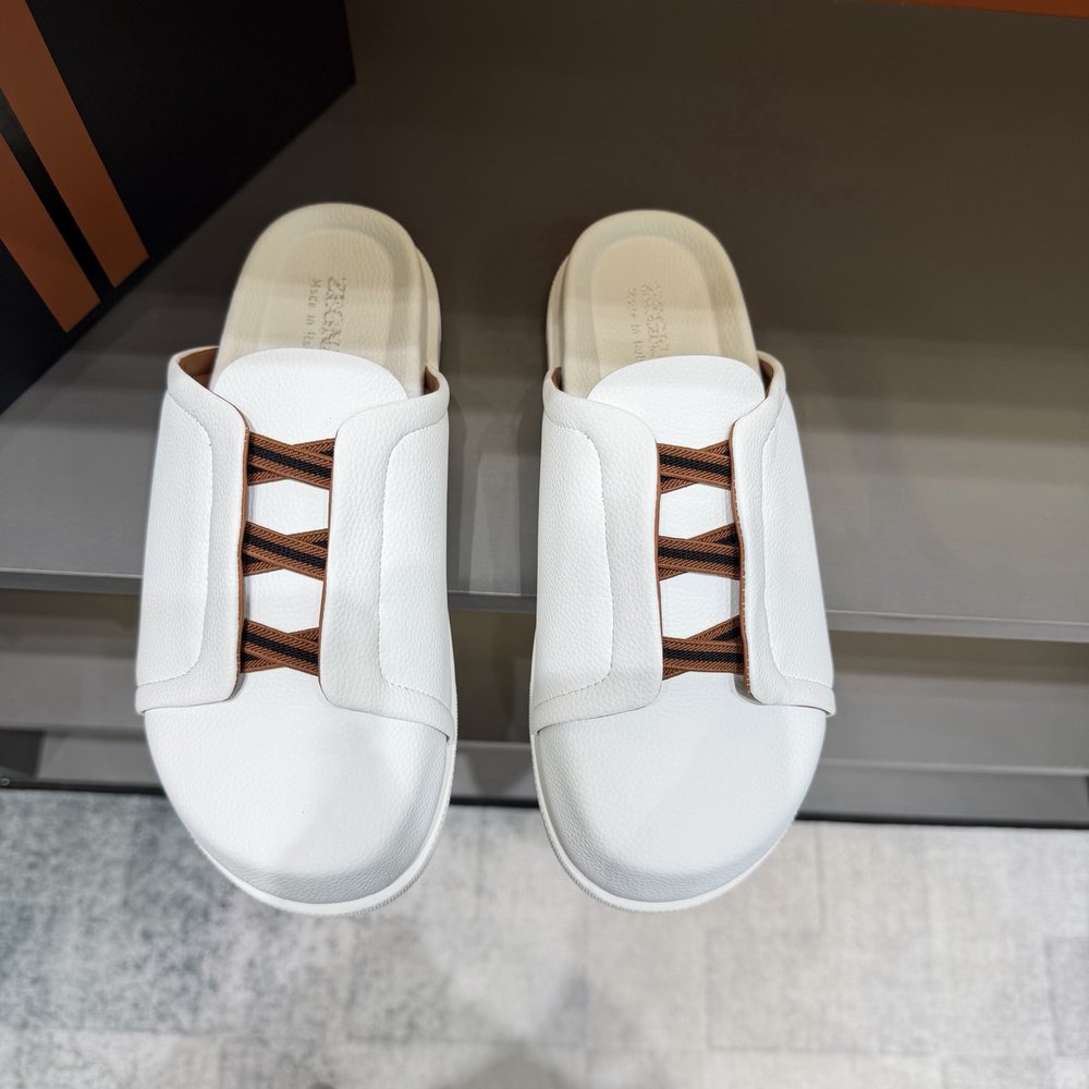 ZEGNA 남성 캐주얼 샌들 슬리퍼 001-282121