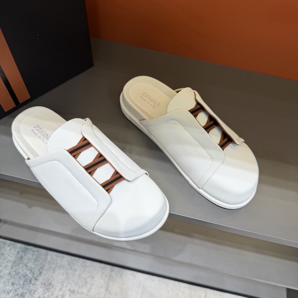 ZEGNA 남성 캐주얼 샌들 슬리퍼 001-282121