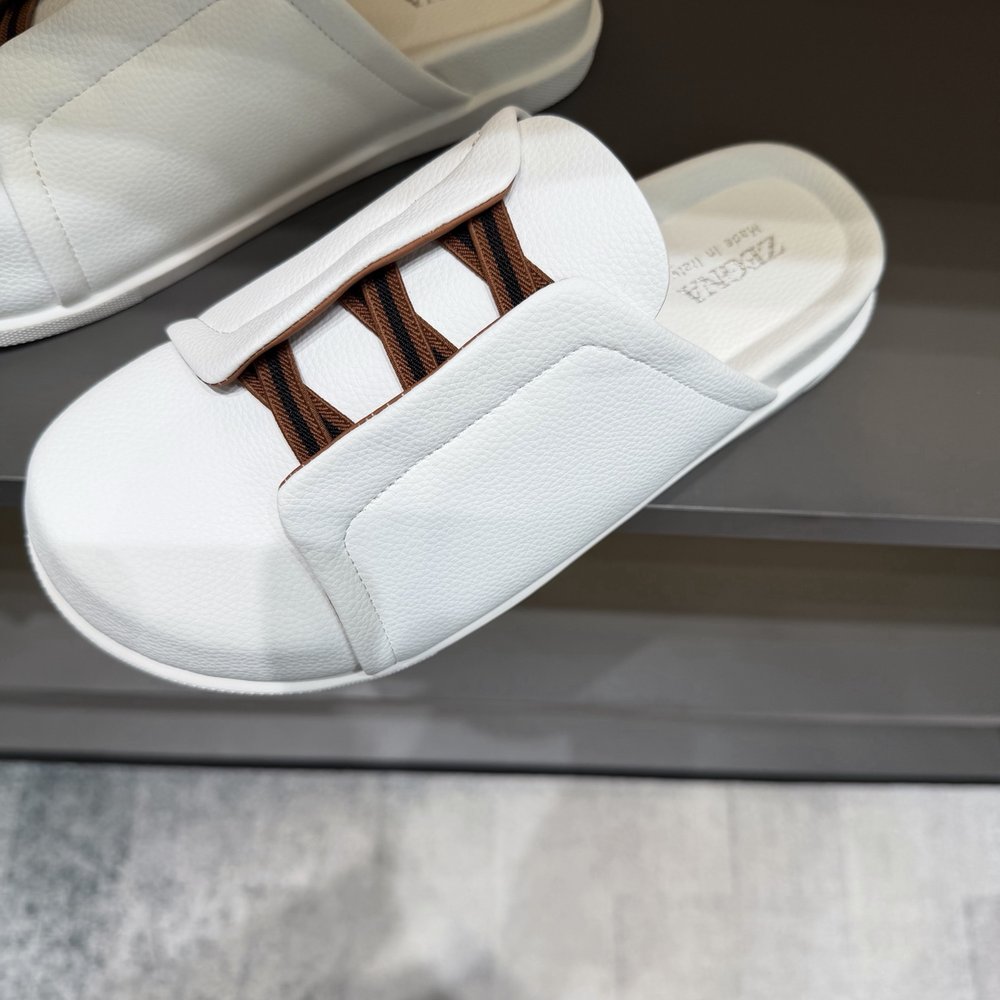 ZEGNA 남성 캐주얼 샌들 슬리퍼 001-282121